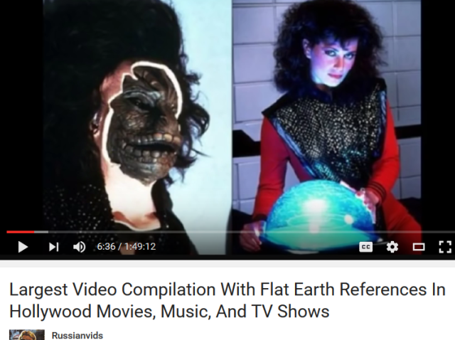 hollywood flat earth