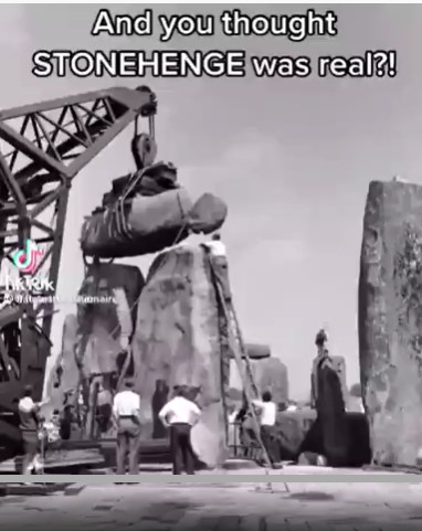 stone hedge is a fake